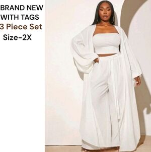 3 Pce White Outfit BRAND NEW WITH TAGS